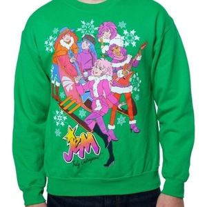 Jem & the Holograms Sleigh Holiday sweater